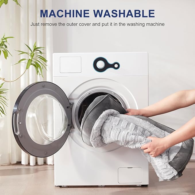 FURTIME Orthopedic Dog Beds for Meidum Large Dogs, Washable Dog Bed with Supportive Foam, Pet Sofa with Removable Cover, Waterproof, Nonskid Bottom-PurrikoPets