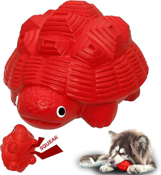 Dog Toys for Aggressive Chewers, Heavy Duty Tough Dog Toy for Large Dogs, Indestructible Squeaky Dog Toys-PurrikoPets