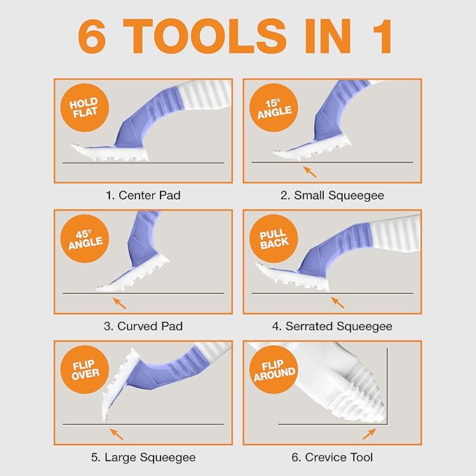 FurDozer X6 Pet Hair Remover & Auto Detailing Tool - Cat & Dog Hair Remover for Carpets, Car Interiors, Couches, Bedding, & Furniture - Reusable Pet Hair Removal Tool for Cat & Dog Fur & Lint, Purple-PurrikoPets