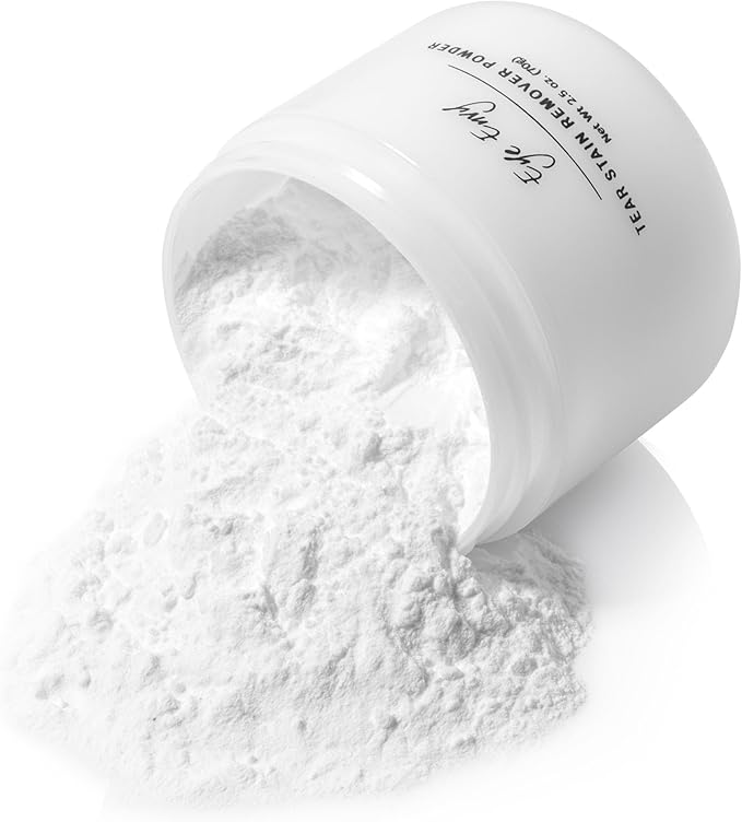 Eye Envy Tear Stain Remover Powder for Dogs and Cats. 100% Natural, Safe. Apply Around Eyes. Absorbs and Repels Tears. Keeps Area Dry. Treats The Cause of Staining. Made in The USA (2.5 oz)-PurrikoPets