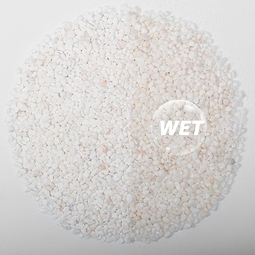 1/5 Inch White Succulent Cactus Gravel, 5 lbs – Ideal for Succulent Plant Pots, Vase Fillers, Glass Containers, Aquariums, Patios, and Outdoor Gardening River Stones (White, 5 Pounds)-PurrikoPets