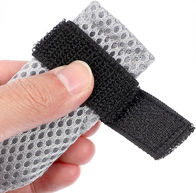 4Pcs Cat Nail Caps, Cats Booties Mittens Paw Covers Caps Shoes for Bathing Shaving Checking Nail Cutting, Pet Grooming Socks AntiScratch Adjustable Pet Claw Protector Foot Sleeves, Grey M-PurrikoPets