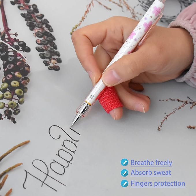 9 Pack 1" x 5 Yards Self Adhesive Bandage Wrap Self Stick Wrap for Ankle, Wrist, Finger, Sports, Breathable Cohesive Vet Tape for Pets (Red)-PurrikoPets