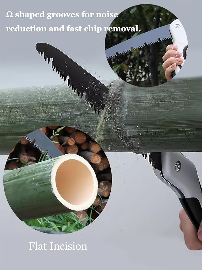 4 Piece Gardening Scissors Folding Saw and Pruner Set Sharp Hand Garden Clippers Set with Folding Pruner Saw-PurrikoPets