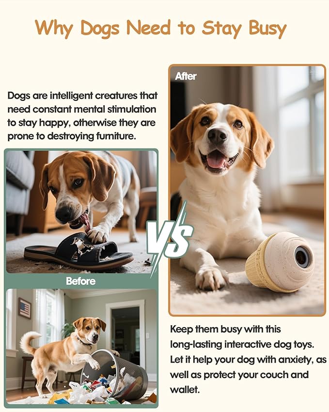 Dog Frozen Treat Toy, Long-Lasting Interactive Dog Toys to Keep Them Busy, Fillable & Freezable Birthday Gifts, Enrichment Toys for Puppy-PurrikoPets