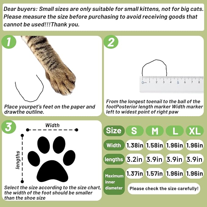 4 PCS Cat Mittens to Prevent Scratching,Mesh Breathable Cat Shoes,Adjustable Cats Anti Scratch Gloves,Suitable for Cats When Bathing and Nail Trimming (Grey, L)-PurrikoPets
