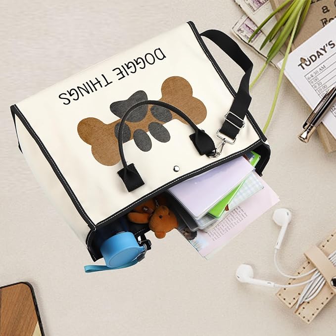 FOTAP Dog Owner Shopping Tote - Dog Park Bag and Doggie Gift-PurrikoPets