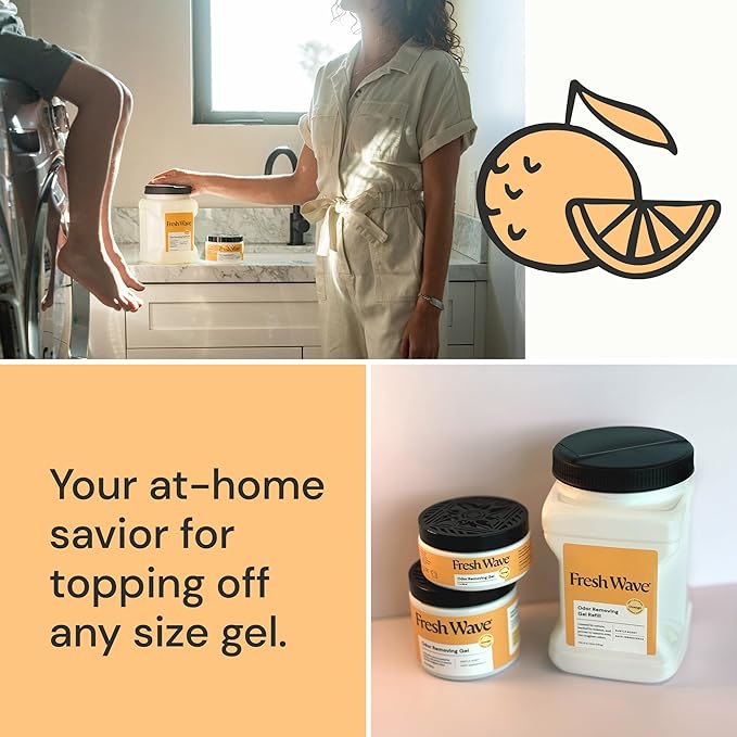 Fresh Wave Orange Odor Removing Gel Refill, 63 oz-PurrikoPets