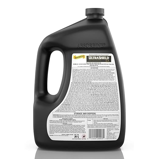 Absorbine UltraShield EX 128oz Insecticide, Kills & Repels Flies, Mosquitoes, Ticks, Fleas, Lice, Use on Horses, Dogs, Premises-PurrikoPets