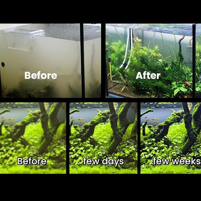 2 Pack Aquarium Sponge Filter Pad, Bio Filter Media Pad, 19.6" x 19.6"x 1.6" Cut-to-Size Open Cell Foam Sheet Replacement Foam Cover for Fish Tank Filter, 30 PPI-PurrikoPets