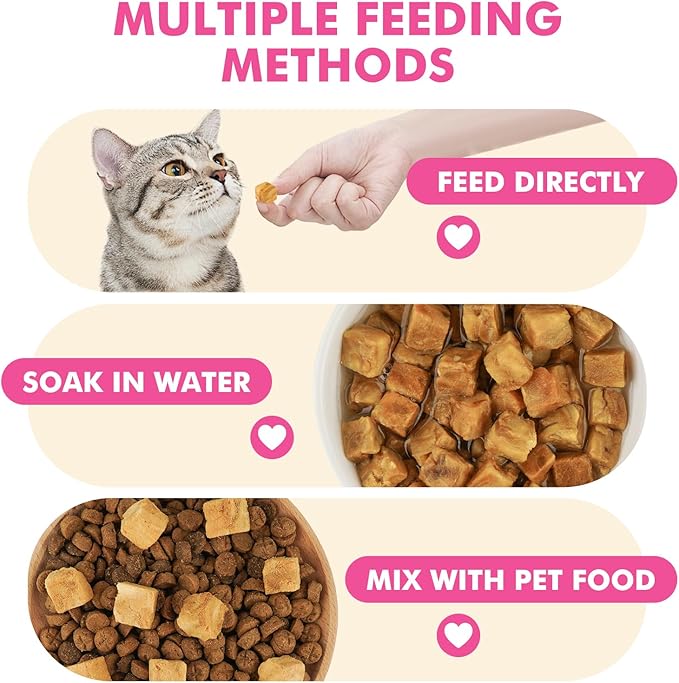 Freeze Dried Cats & Dogs Raw Treats, All Natural Single Ingredient Salmon, High Protein Healthy Pet Training Treats or Food Topper, 3.5 oz-PurrikoPets