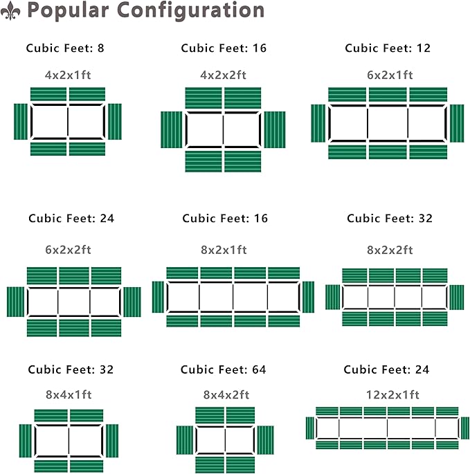 4x2x2FT Galvanized Raised Garden Bed,Planter Raised Beds-Metal Garden Box,Large Plant for Outdoor Planting, Vegetables Bed，Flower,herb-Sliver-PurrikoPets