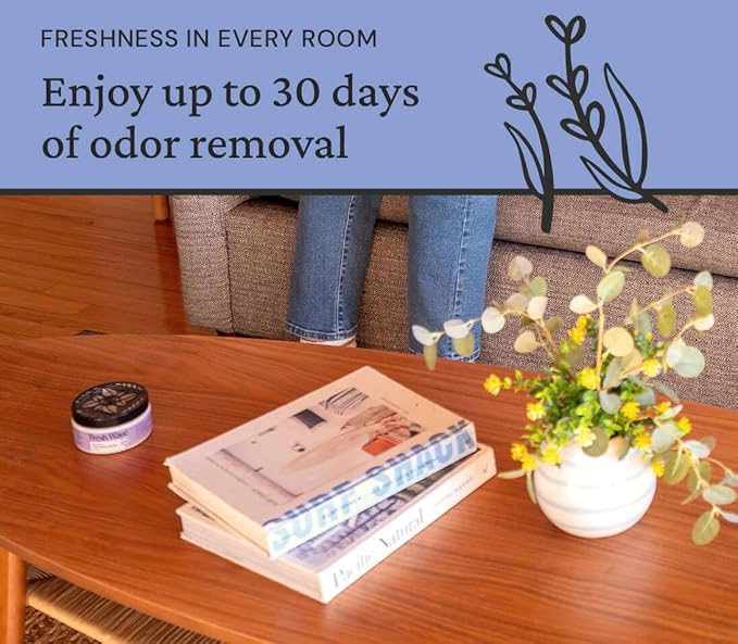 Fresh Wave Odor Removing Gel, Original 15 oz. & Lavender 7 oz.| Safer Odor Absorbers for Home | Natural Plant-Based Odor Eliminator | Every 7 oz. Lasts 15-30 Days | for Cooking, Trash & Pets-PurrikoPets