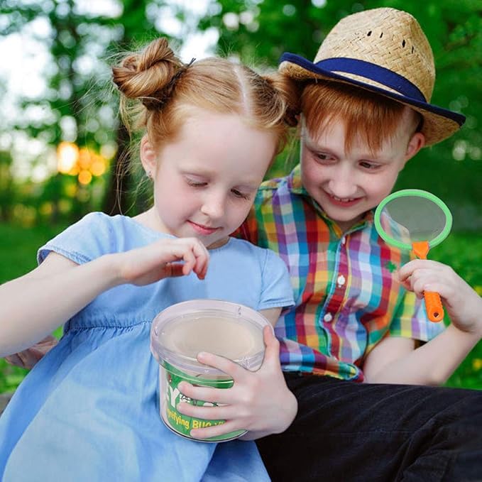 ESSENSON Outdoor Explorer Kit & Bug Catcher Kit with Binoculars, Compass, Magnifying Glass, Critter Case and Butterfly Net Great Toys Kids Gift for Boys & Girls Age 3-12 Year Old Camping Hiking-PurrikoPets