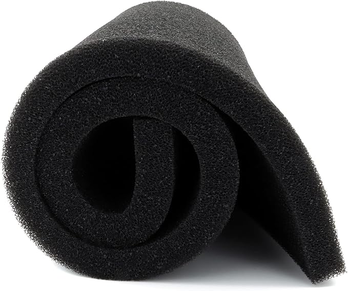 ALEGI Aquarium Filter Media Foam Material Cut to Fit, 36" x 12" x 1", 40 PPI Bio Pre Filter Sponge Pad Sheet for Fish Tank-PurrikoPets