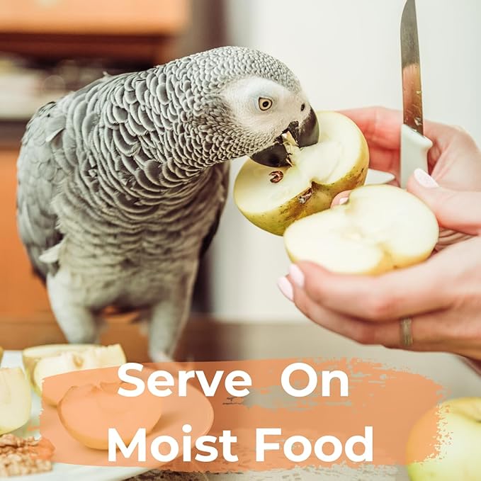 FeatherUp! Bird Vitamins with Biotin for Beautiful Plumage - Feather Growth Supplements for Parrots - 90 gm - 240 Servings-PurrikoPets