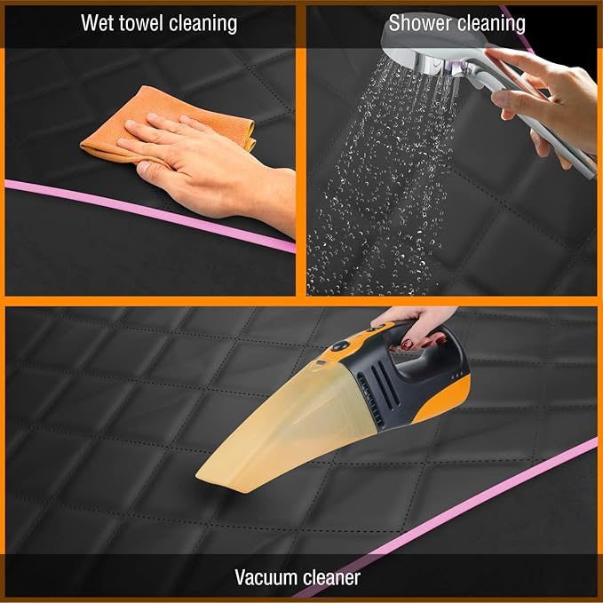 Active Pets Dog Car Seat Cover, Waterproof Front Seat Protector for SUV Truck Sedan, Pet Safety Travel Comfort System with Universal Fit, Pink-PurrikoPets