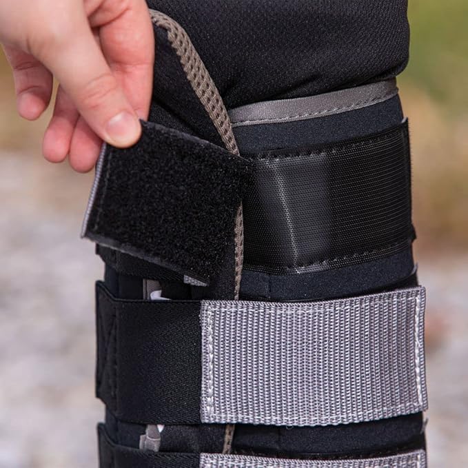 Dura-Tech Stable Quick Wraps for Horses | Ultimate Comfort & Protection for Equine Legs | Enhanced with Far-Infrared Technology | Perfect for Trailering or Stabling | Size Medium-PurrikoPets