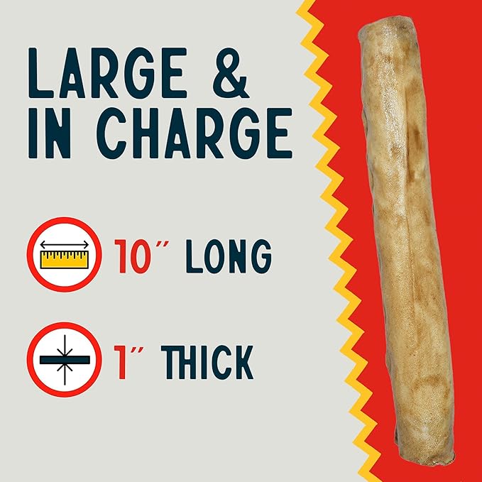 Canine Chews 10" Chicken Basted Dog Rawhide Retriever Rolls (50 Pack) - Natural Beef Dog Rawhide Chews - Healthy Dental Chews-PurrikoPets