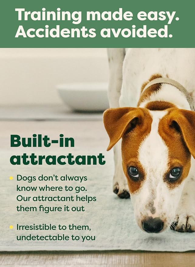 Earth Rated Max Absorbency Puppy Pee Pads for Dogs Absorbs 2X Faster & 2X More, Leak-Proof Odor-Free Potty Training Wee Wee Pad, Unscented, XL, 28” x 34”, 40 Count-PurrikoPets