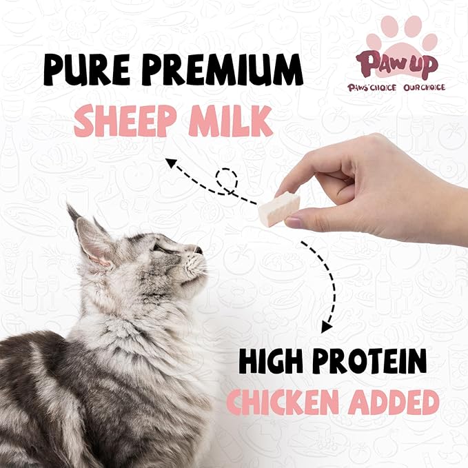 Freeze Dried Sheep Milk Yogurt Flavor with Strawberry,Gentle Sheep Milk Dog Treats for Sensitive Stomachs Puppies, 2.8 oz-PurrikoPets