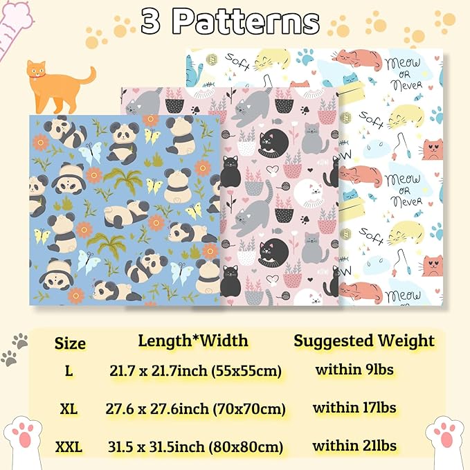 31.5" Cat Wrap for Grooming-Premium Cat Grooming Wrap Cat Restraint for Nail Clipping, Self-Adherent Soft Cat Blanket to Wrap Cat Anti-Scratch Anti-Escape Grooming Bag (White, XXL)-PurrikoPets