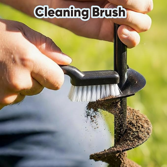 Dog Tie Out Stake for Large Dogs – Heavy Duty In-Ground Dog Anchor up to 210 lbs – Secure Tether Stake for Yard, Camping & Beach – Easy Install with Tool, Works with Tie Out Cable & Leash, Black-PurrikoPets