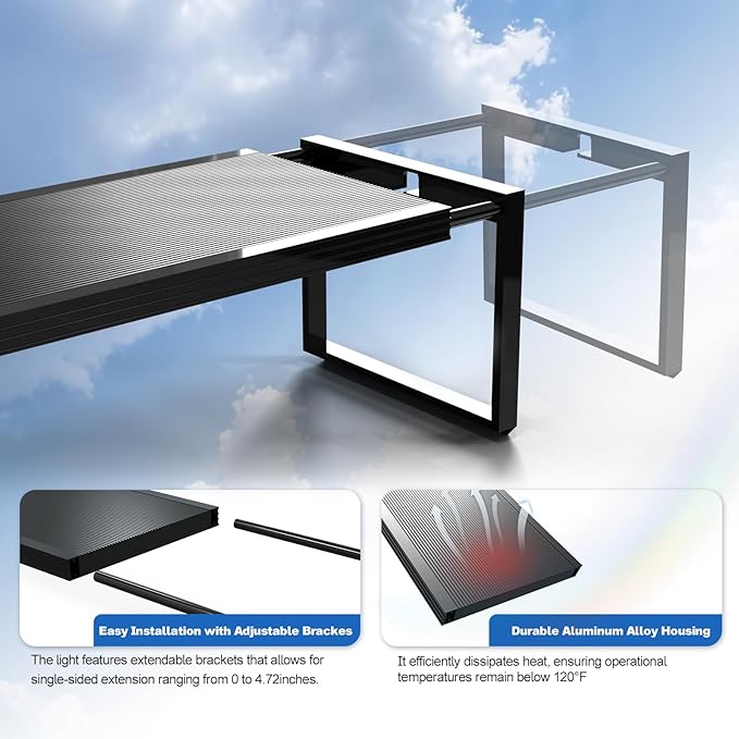 FZONE LED Aquarium Light with APP Control, Full Spectrum for 18-24‘’ Planted Aquariums, Timer Sunrise/Sunset,24W (Light 45)-PurrikoPets