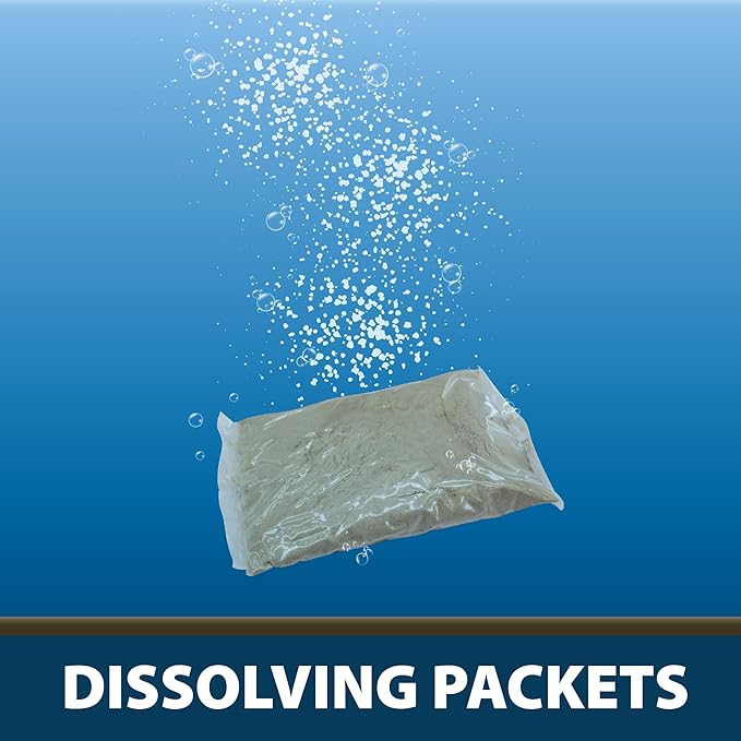 Airmax PondClear Packets, Beneficial Bacteria & Enzyme Clarifier Treatment with Ecoboost PRx, Clear & Clean Pond & Lake Water, Safe for Fish, 24 Count-PurrikoPets