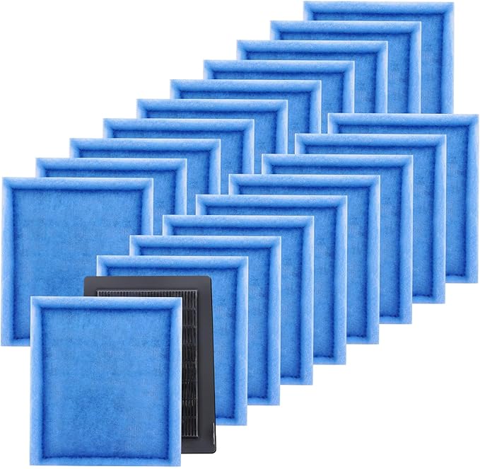 20PCS Fish Tank Filters, Aquarium Filter Cartridge Compatible with Rite-Size C & Fit for EZ-Change #3 20-40/30-60 Gallon Fish Tank Power Filter Replacement, #3 Fish Tank Filter-PurrikoPets