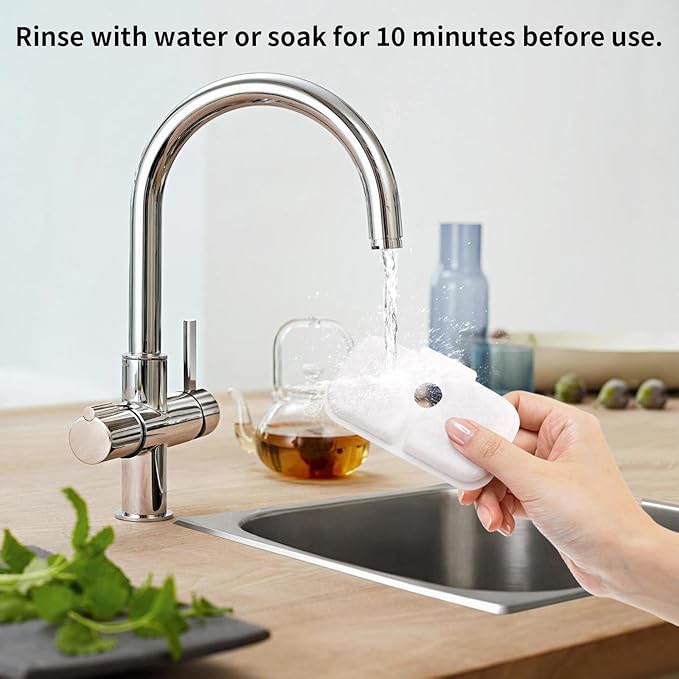 8 Pack Cat Fountain Filters & Sponges - No Trim Fit for PETLIBRO Dockstream PLWF Series (005/105/115/305) - Multi-Cat Homes-PurrikoPets