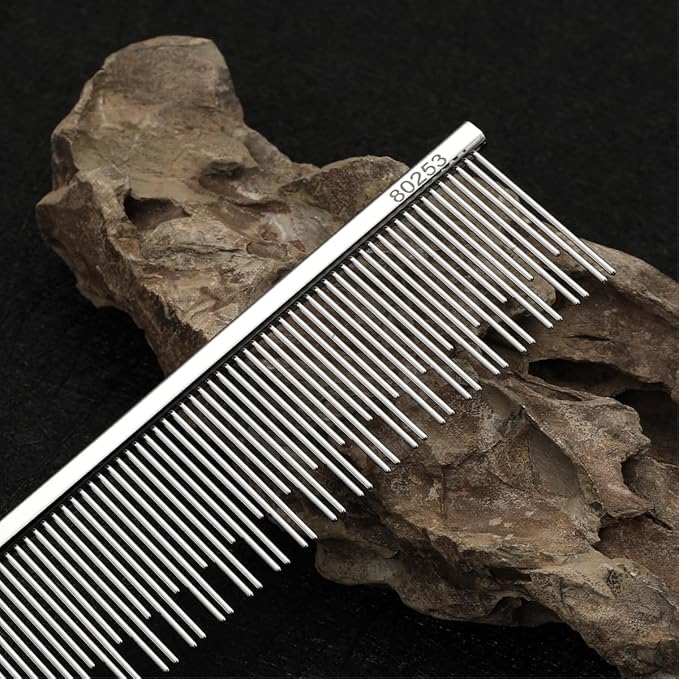 6.1" Dog Grooming Comb for Long Haired Cats & Dogs-PurrikoPets