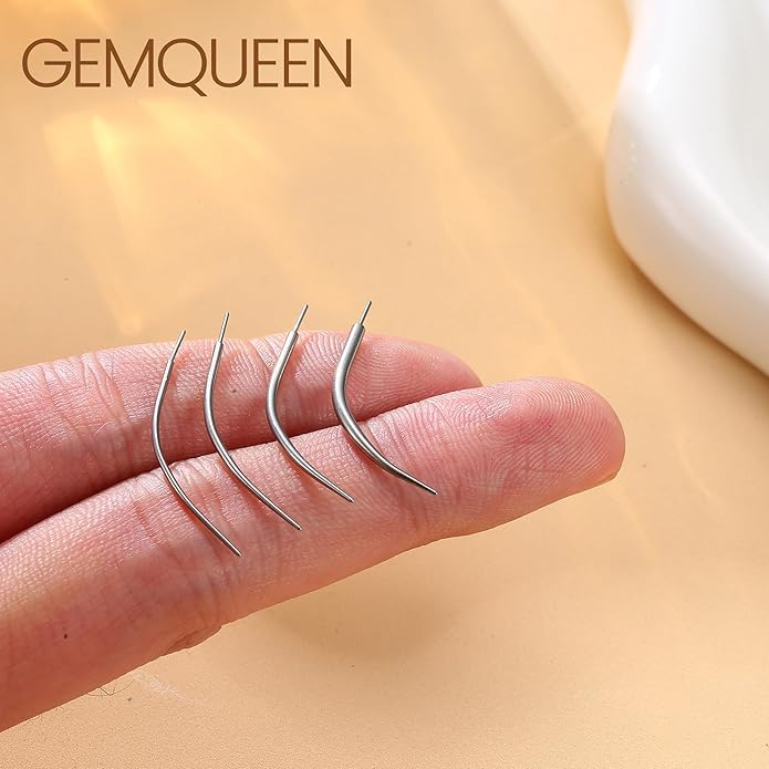 Piercing Taper Ball Grabber Tool for Changing Jewelry - 14G 16G 18G 20G Stainless Steel Flat Back Earrings Applicator Tool Threadless Insertion Pin Thread Body Piercing Kit for Ear Nose Lip