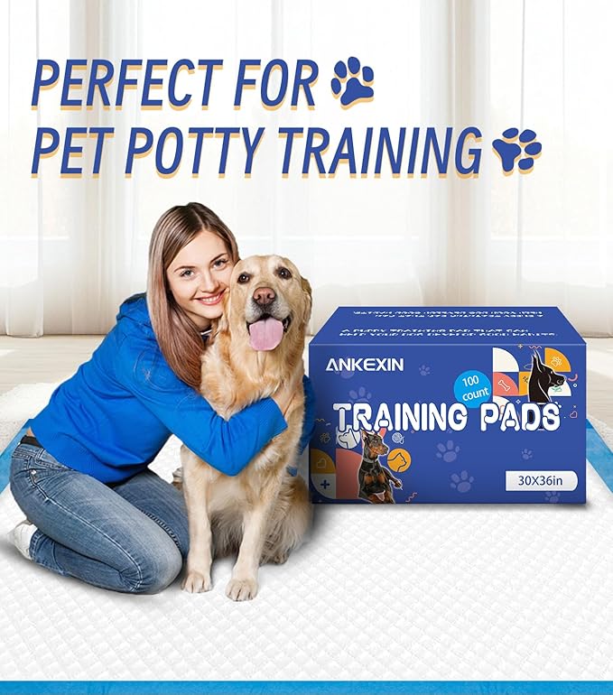 100 Counts XL Puppy Pee Pads 30x36 Inch | Super Absorbent Leak-Proof Dog Training Pads with Odor Control | Quick-Dry Potty Pads for Dogs & Cats-PurrikoPets