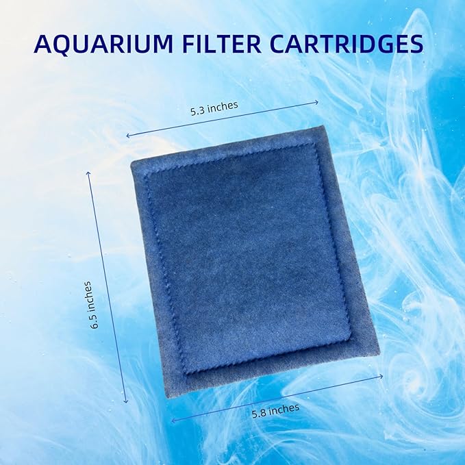 8 Pack Filter Replacements for Aqua-Tech EZ-Change #3 Replacements for Marineland Rite-Size C Compatible with 20-40/30-60 Gallon Fish Tank Power Filters Penguin 200B 350B 170B 330B 275 and 375-PurrikoPets