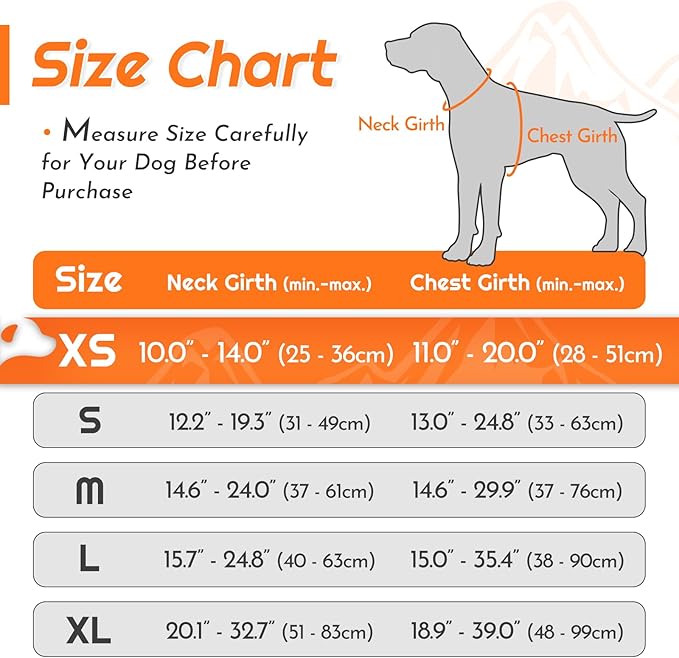 Eagloo Small Dog Harness No Pull, Service Vest with Reflective Strips and Control Handle, Adjustable and Comfortable for Easy Walking, No Choke Pet Harness with 2 Metal Rings, Orange, XS-PurrikoPets