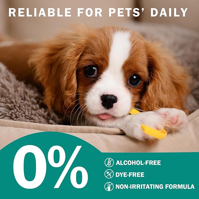 Eyes Wipes for Dogs & Cats Dog Cleaning Grooming Deodorizing Wipes Kit Wash Cleaner for Eyes Wrinkle Face Gently Remove Tear Stain Eye Debris 25pcs Unscented-PurrikoPets