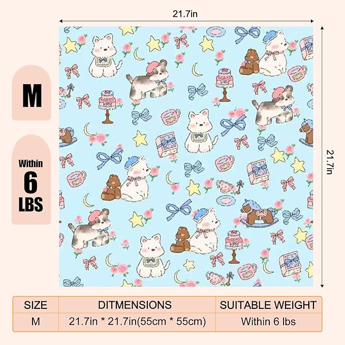 21.7" Cat Grooming Wrap Cat Wrap for Cutting Nails Cat Restraint for Nail Clipping Cat Swaddle Wrap Cat Burrito Wrap M(Within 6lbs) Anti-Scratch Anti-Escape Multifunctional Pet Tool-PurrikoPets