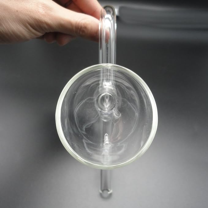 Glass Lily Pipe Outflow for Aquarium Planted Tank (20mm for 19/25mm (3/4" ID) tubing)-PurrikoPets