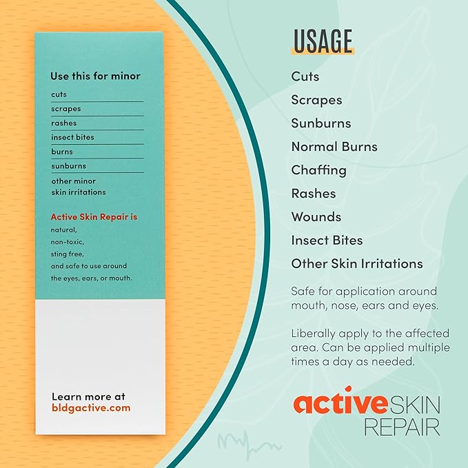Active Skin Repair First Aid Healing Skin Spray - Natural & Non-Toxic with Hypochlorus Acid for Minor Cuts, Wounds, Scrapes, Rashes, Sunburns, & More, 3 oz-PurrikoPets