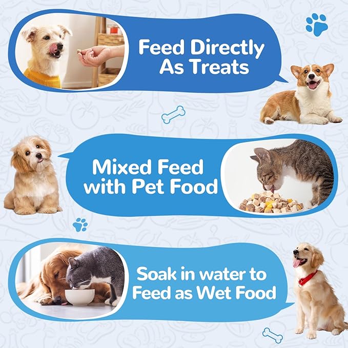 Freeze Dried Minnows Cat Treats – 100% Natural, Single-Ingredient Pet Snacks – Rich in Omega-3, Grain-Free – Healthy Training Rewards & Meal Toppers for Dogs & Cats, 2.8 oz-PurrikoPets