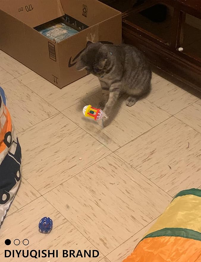 40-Piece Cat Toy Set for Indoor Cats and Kittens (1.5'' - 2.3'', Cat Toys Ultimate Pack)-PurrikoPets