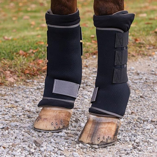 Dura-Tech Stable Quick Wraps for Horses | Ultimate Comfort & Protection for Equine Legs | Enhanced with Far-Infrared Technology | Perfect for Trailering or Stabling | Size Medium-PurrikoPets