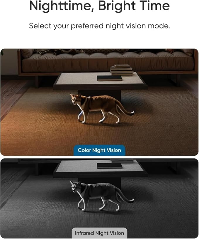 eufy Indoor Cam E30, Latest Generation, 4K UHD Security Camera, Pet/Dog/Baby Camera with Phone app, Color Night Vision, Human/Pet Auto Tracking, 360 Pan-Tilt, Works with Homekit-PurrikoPets