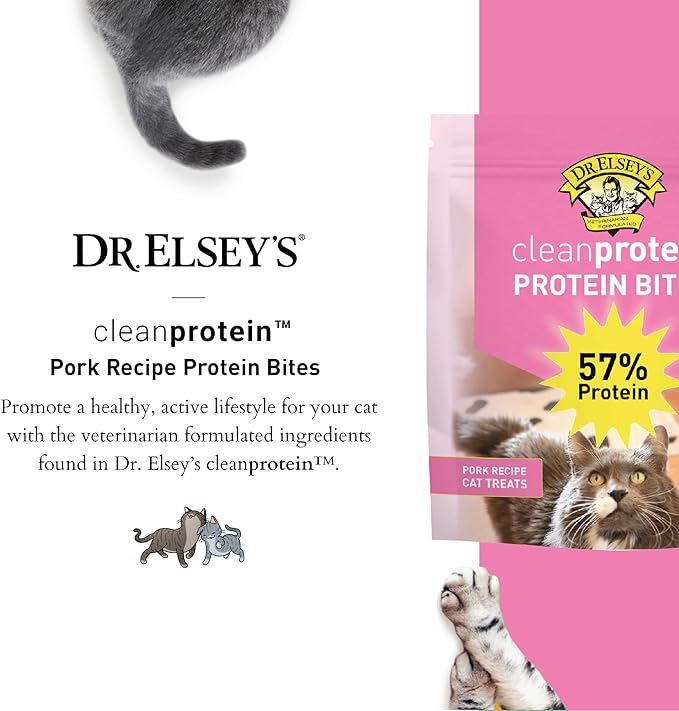 Dr. Elsey's cleanprotein Protein Bites Pork 6 oz.-PurrikoPets