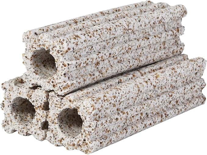 ALEGI Ceramic Bio Filter Media, Porous Media Filter Media for Sump Tank, Pond, Aquarium Fish Tank (Small 108 pcs)-PurrikoPets