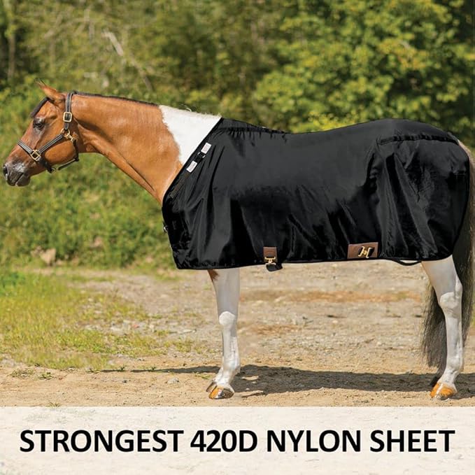 Dura-Nylon Horse Stable Sheet | Ultimate Comfort & Protection Horse Sheet | Keeps Coats Smooth & Shiny-PurrikoPets
