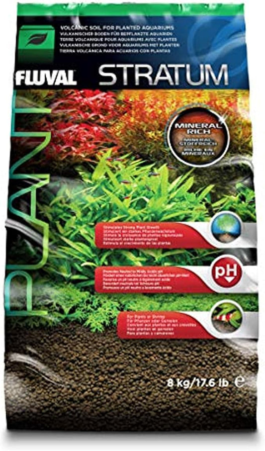 Fluval 12695 Plant and Shrimp Stratum for Freshwater Fish Tanks, 17.6 lbs. – Aquarium Substrate for Strong Plant Growth, Supports Neutral to Slightly Acidic pH-PurrikoPets