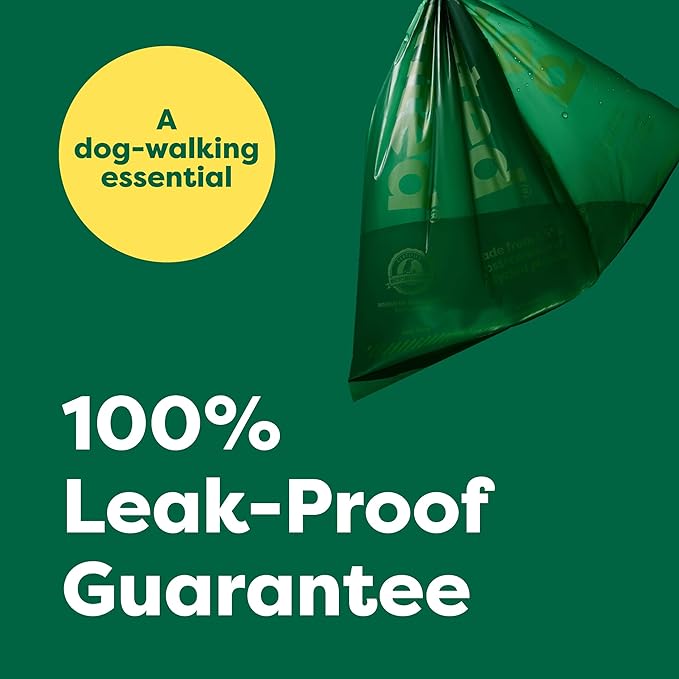 Earth Rated Dog Poop Bag Holder, Durable and Guaranteed Leakproof, Unscented, 1 Dispenser and 900 Bags-PurrikoPets