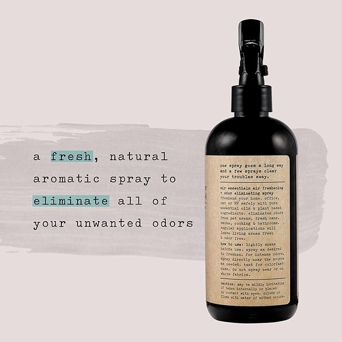 Air Essentials Air Freshener & Odor Eliminator Spray - 12 oz, Pack of 2 - Made with Pure Essential Oils - Lavender Blossom Scent-PurrikoPets